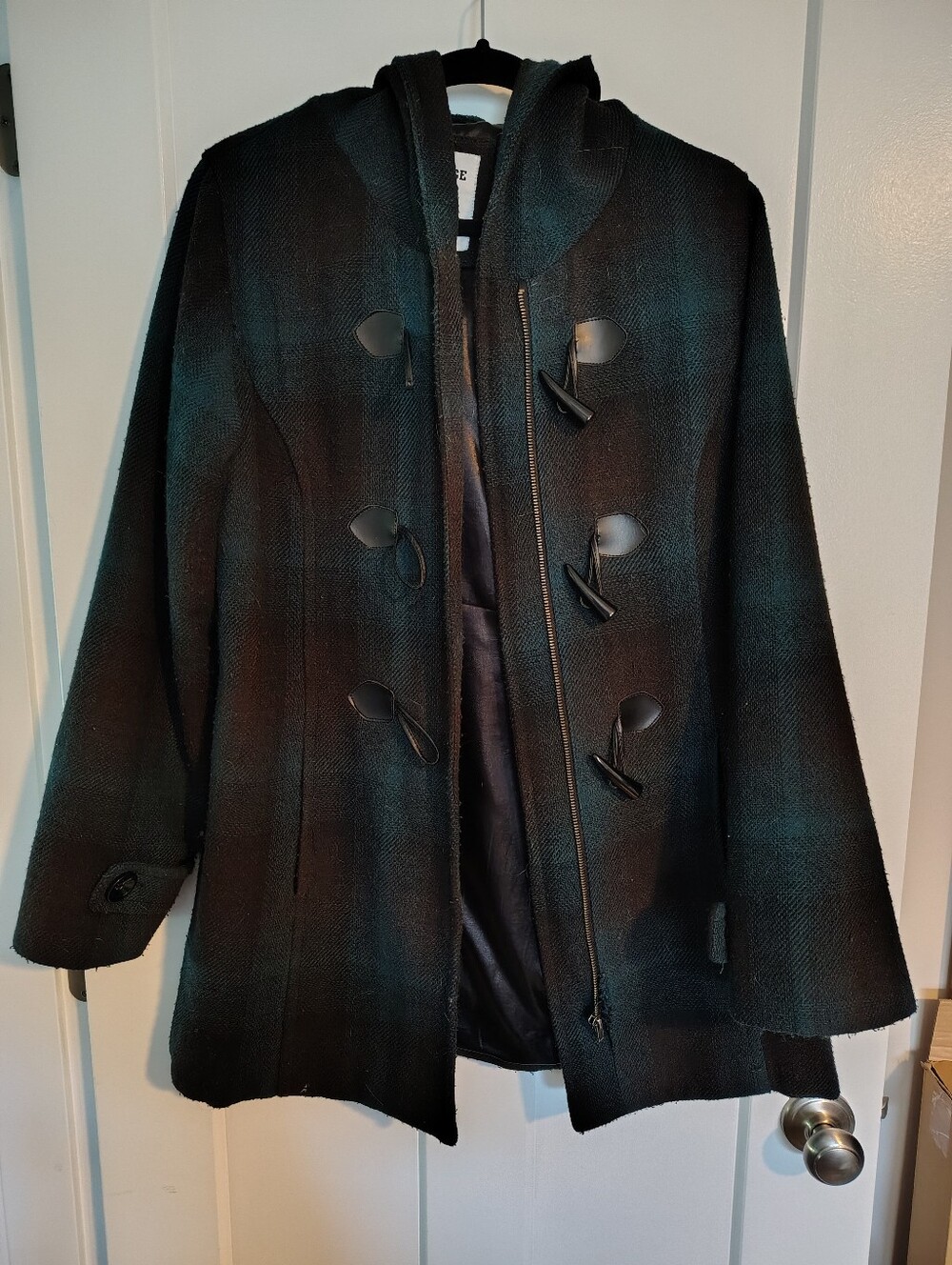 Urban Heritage Plaid Peacoat